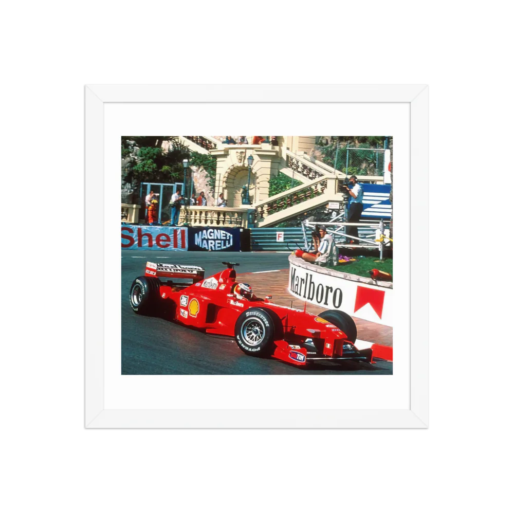 Premium Luster Photo Paper Framed Poster (Car)