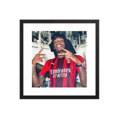 Premium Luster Photo Paper Framed Poster (Rafael Leão)