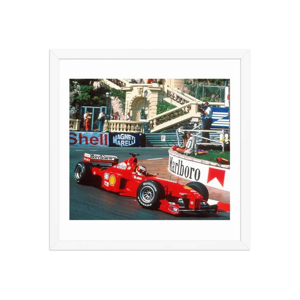 Premium Luster Photo Paper Framed Poster (Car)