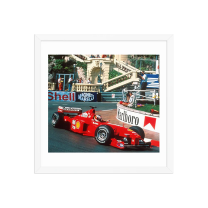 Premium Luster Photo Paper Framed Poster (Car)