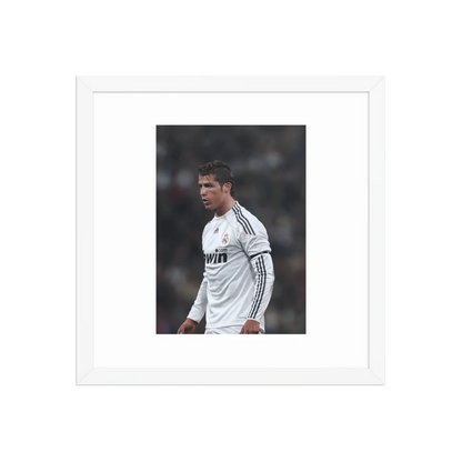 Premium Luster Photo Paper Framed Poster (CR7)