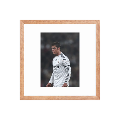 Premium Luster Photo Paper Framed Poster (CR7)