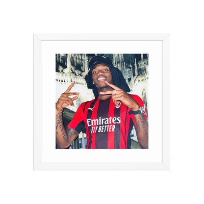 Premium Luster Photo Paper Framed Poster (Rafael Leão)